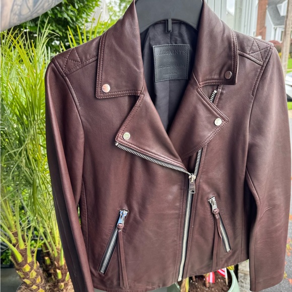 All Saints leather jacket - Picture 3 of 3